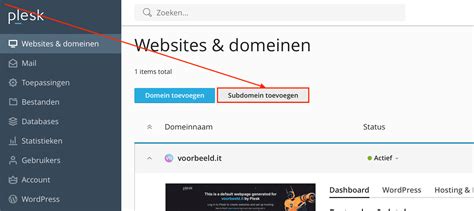 vimexx subdomein|Onderwerp: Wordpress op een Subdomein